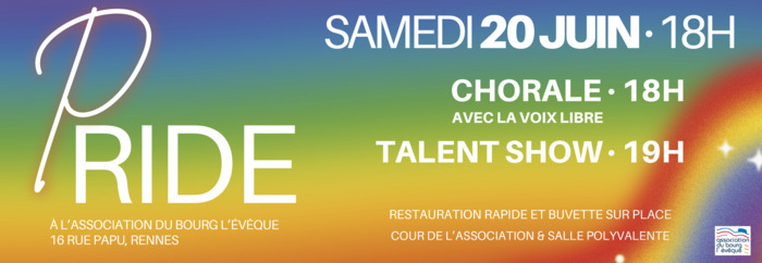 Pride à l'Asso du Bourg L’Évêque