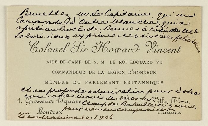 Les soutiens anonymes de Lucie et Alfred Dreyfus - lectures