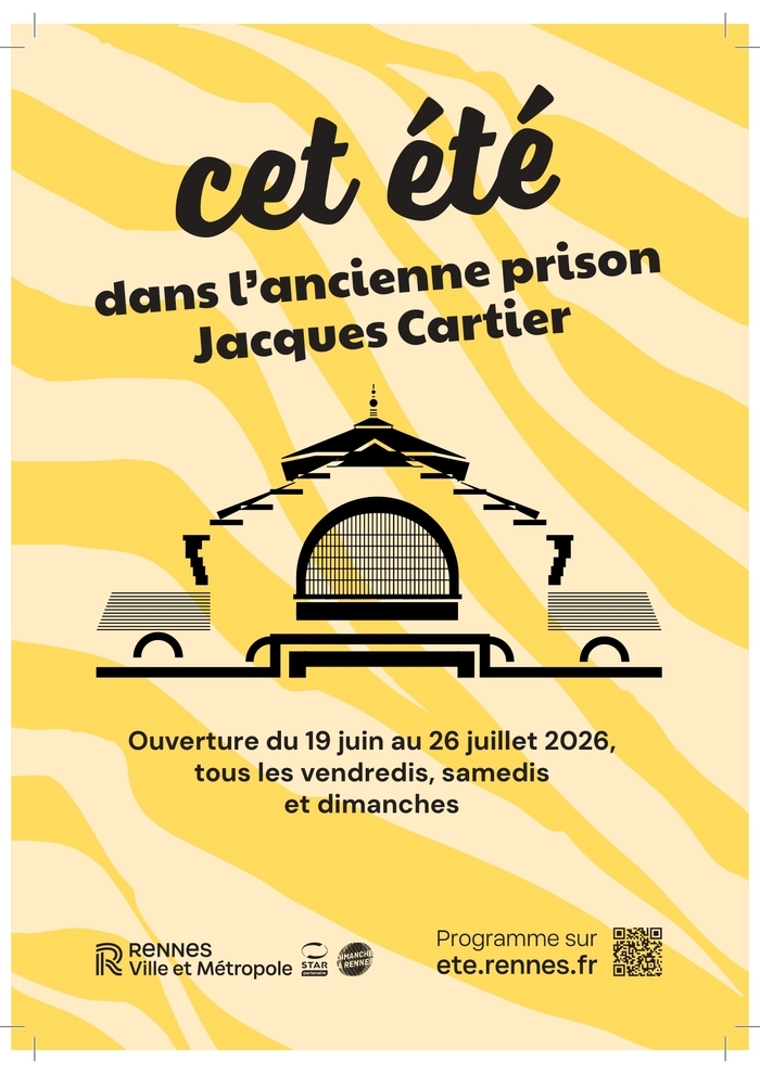 Cet été à l'ancienne prison Jacques-Cartier, programme du mois de juillet
