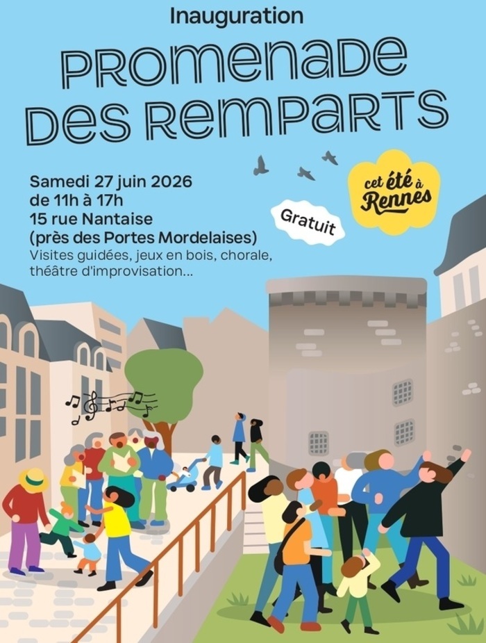 Inauguration promenade des remparts