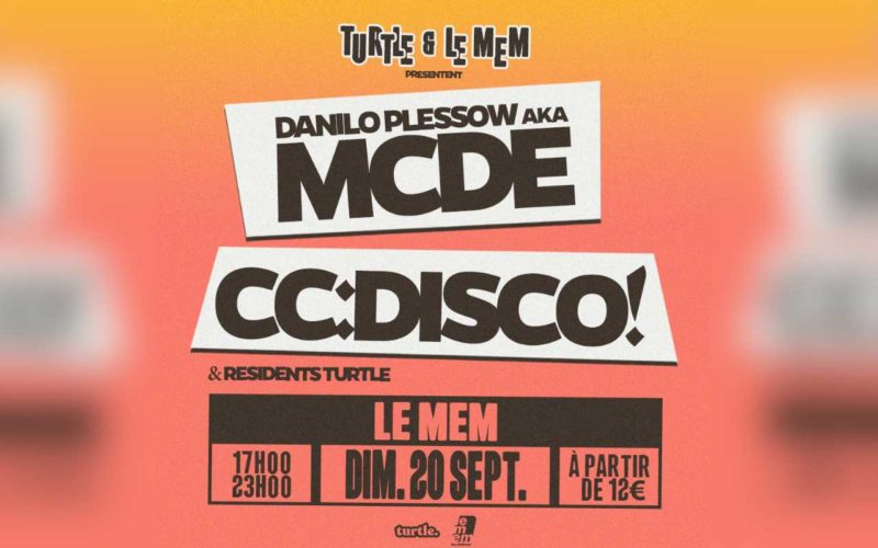 Danilo Plesso aka MCDE + CC:DISCO! + Turtle